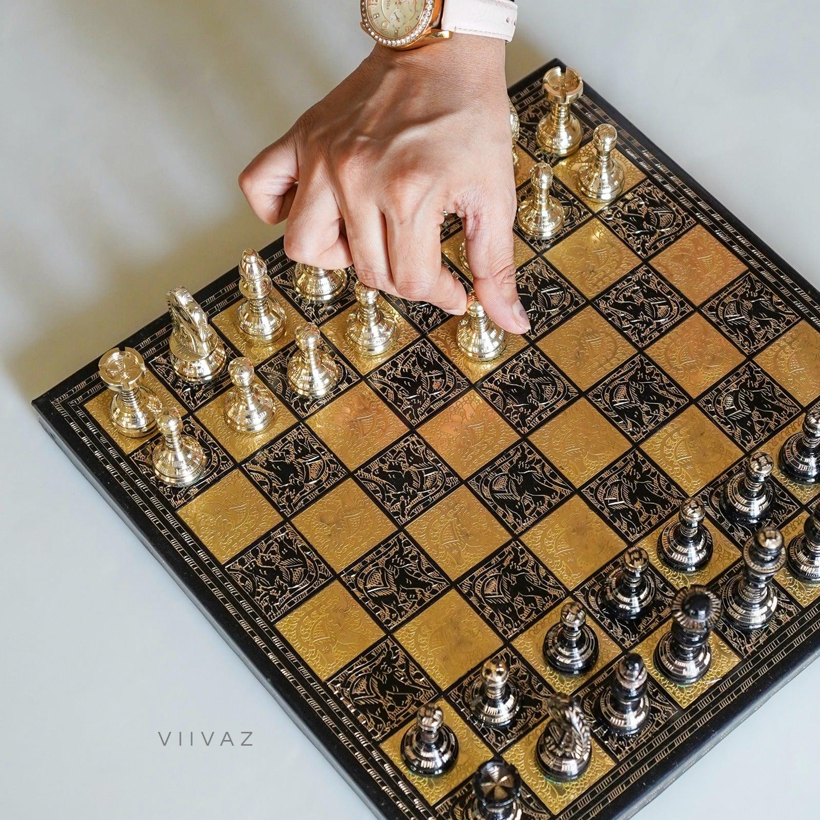 Luxury Brass Chess